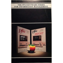 PFS Software series 1980’s  For Information Management esite Tuote-esite tietokoneohjelma