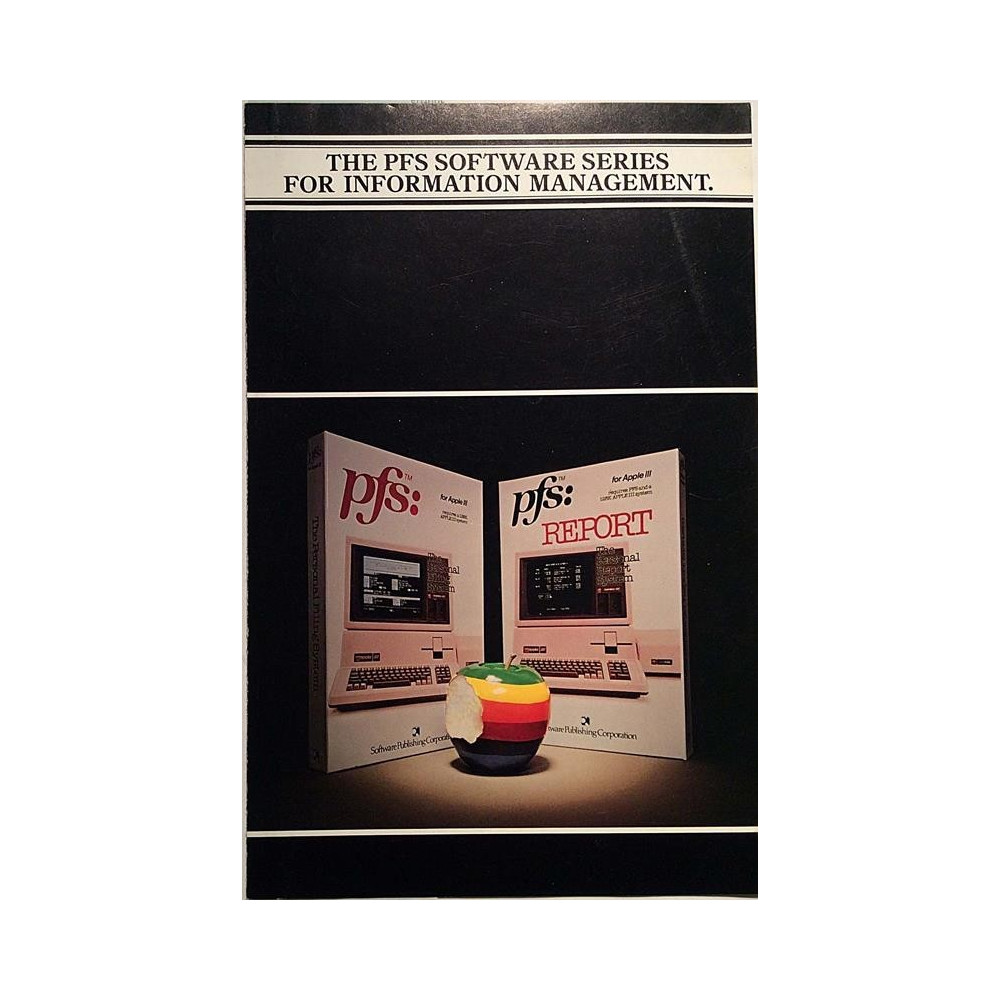 PFS Software series 1980’s  For Information Management esite Tuote-esite tietokoneohjelma
