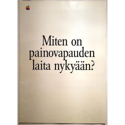Miten on painovapauden laita nykyään? : Saammeko esitellä: Desktop Publishing - Brochure computer