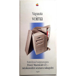 Vapauta voima 1997  Esittelyssä huippunopea Power Macintosh G3 Tuote-esite tietokone