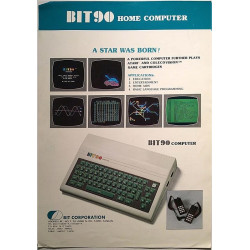 BIT 90 Home Computer : Plays Atari VCS compatible cartridges - Brochure game