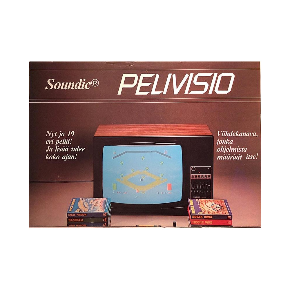 Soundic Pelivisio : Nyt jo 19 eri peliä! Ja lisää tulee koko ajan! - Brochure game