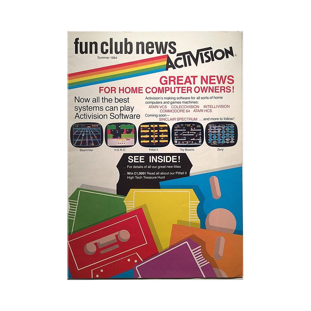 Activision fun club news : Great News for home computer owners! - Brochure game