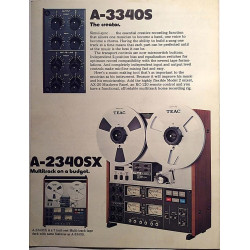 TEAC : Cassette and Open Reel - Brochure HiFi