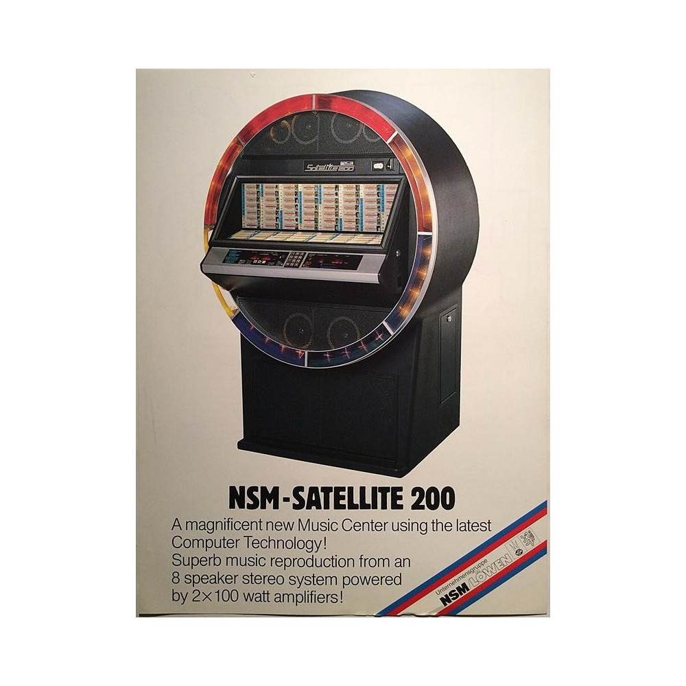 Satellite 200 : Jukebox myyntiesite - Brochure music