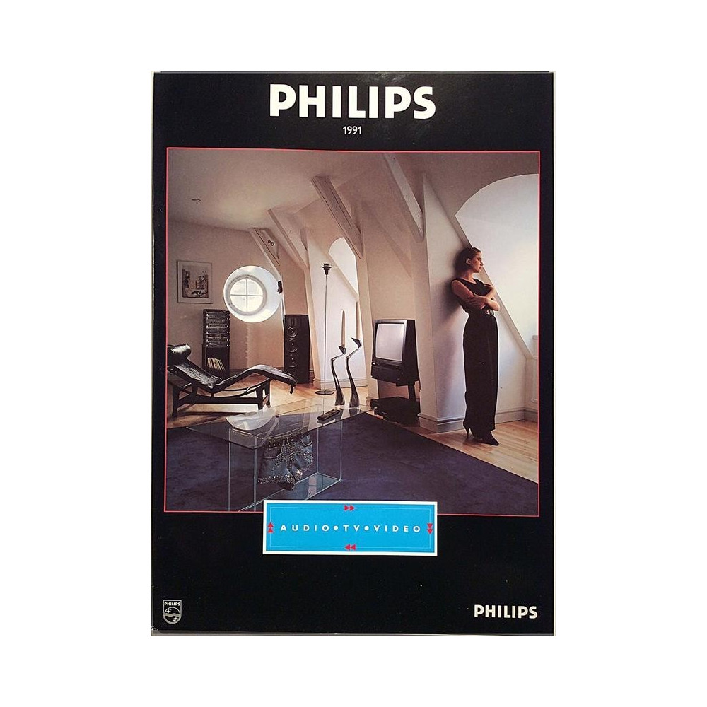 Philips 1991 : Audio TV Video - Brochure HiFi