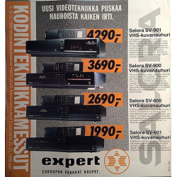 Parasta, mitä suomalainen TV-teollisuus : voi katsojille tarjota. SALORA - Brochure HiFi