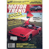 Motor Trend 1984 April 300ZX Convertible, Honda CR X, Volvo 760 GLE aikakauslehti