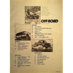 Off-Road : Ford Bronco, Datsun off-road rally car, Lada Niva - used magazine car