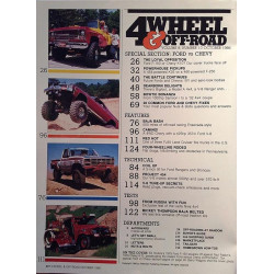 Petersen’s 4wheel & off-road : Ford vs. Chevy 460/454 Big-Blpck Battle - used magazine car