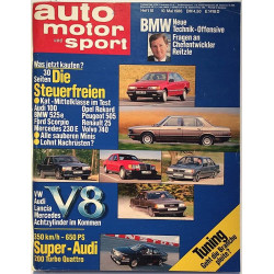 Auto motor und sport : V8 VW Audi Lancia Mercedes - used magazine car