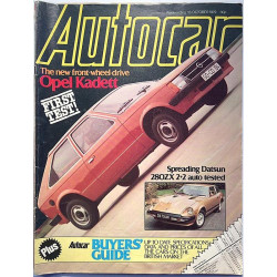 Autocar : Opel Kadett, Datsun 280ZX - begagnade magazine bil