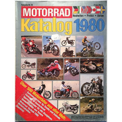 Motorrad Katalog 1980 : über 500 Motorräder aus aller Welt - used magazine