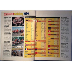 Motorrad Katalog 1980 : über 500 Motorräder aus aller Welt - used magazine