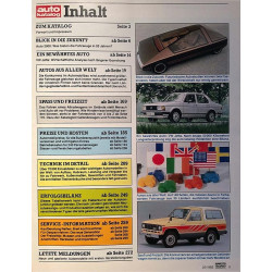 Auto katalog 1982 : Neue Modelle über 1800 Autos aus aller Welt - used magazine car