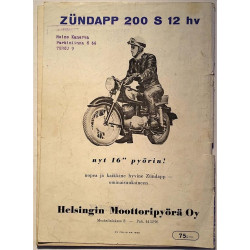 Moottoriurheilu : 2-tahtisenne tarvitsee Esso MIX-IN Motor Oilia - begagnade magazine bil