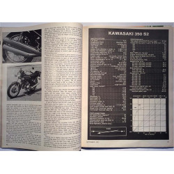 Cycle World : 350 Kawasaki three-cylinder! - used magazine