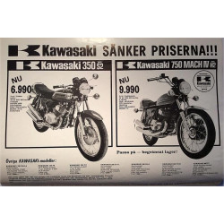 MC-Nytt : Yamaha 500 DOHC-8-Valve, BSA 500 - used magazine