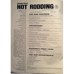 Hot Rodding 1971 April New VW Super Engine! aikakauslehti