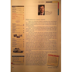 Adobe Magazine : Aldus and Adobe became one - used magazine