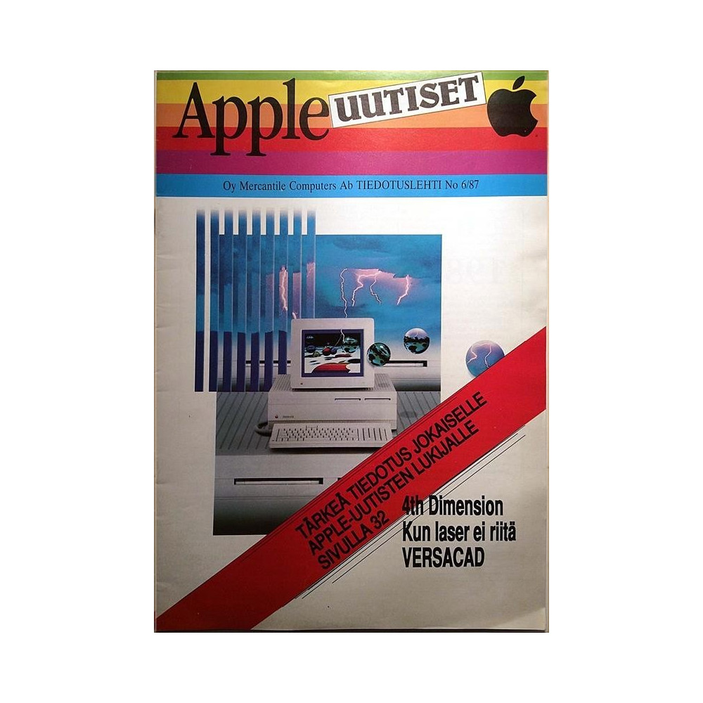Apple uutiset : 4th Dimension Kun laser ei riitä VERSACAD - used magazine