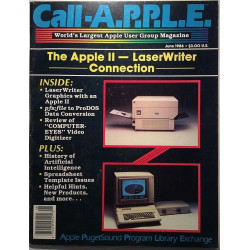 Call A.P.P.L.E. 1986 June Apple II - LaserWriter Connection aikakauslehti