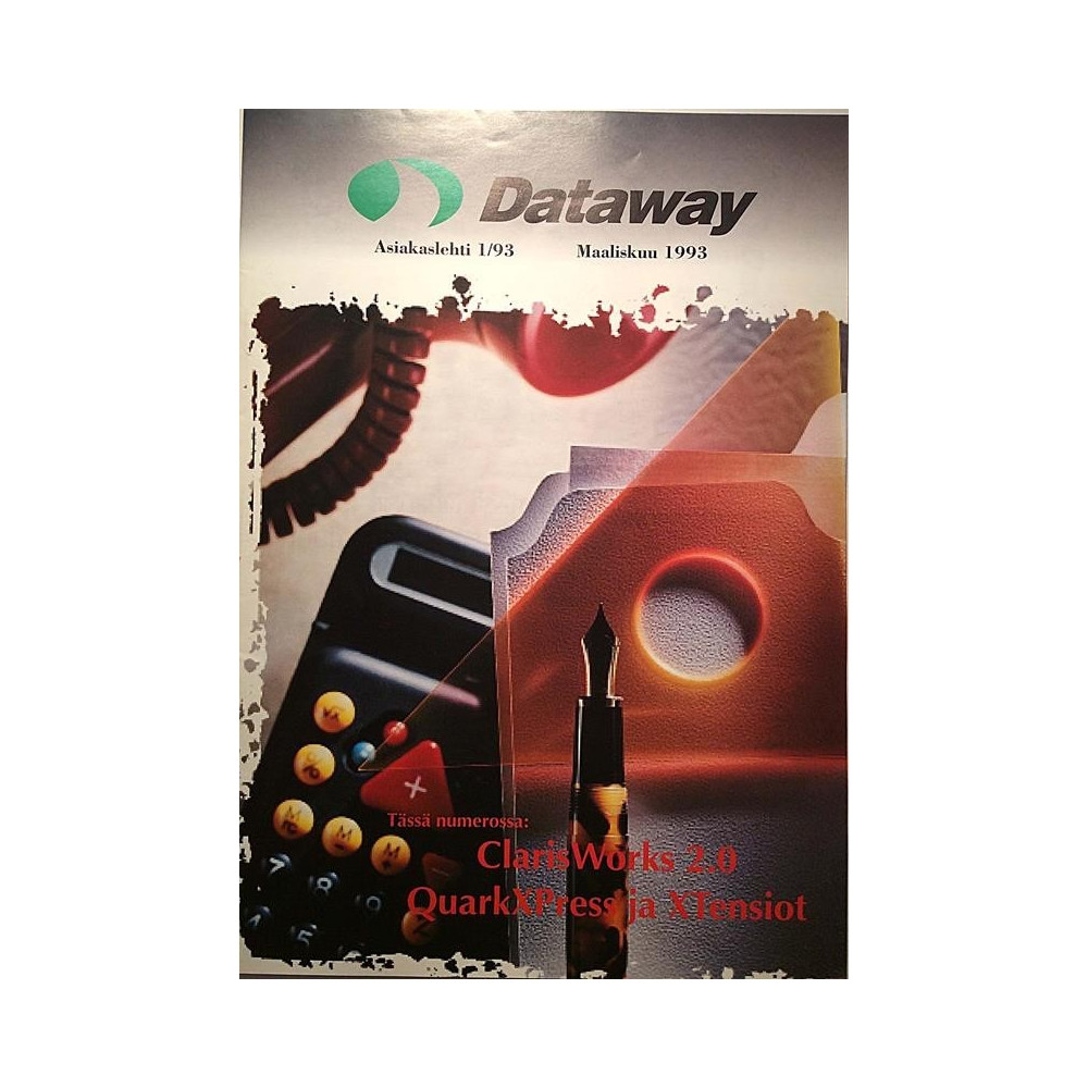 Dataway asiakaslehti : ClarisWorlk 2.0 - used magazine