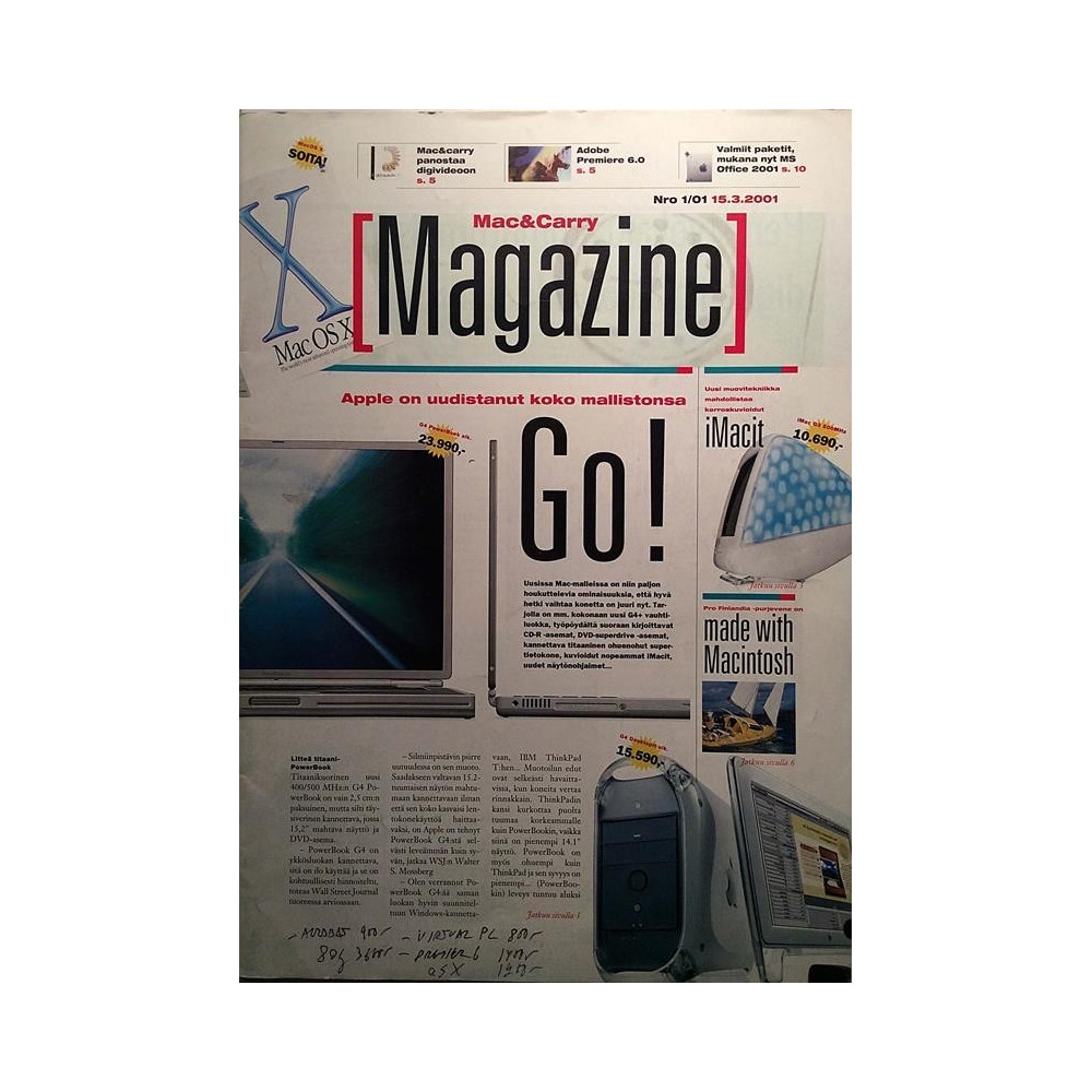 Mac & Carry Magazine : Apple on uudistanut koko mallistonsa - used magazine