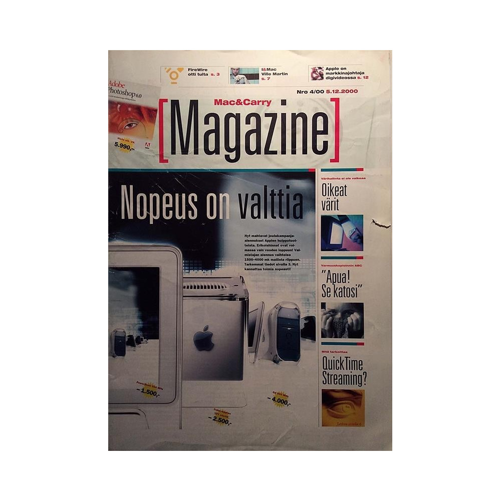 Mac & Carry Magazine : Nopeus on valttia - used magazine