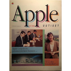 Apple Uutiset 3/4-1990 : Apple Computer Inc. perustaa tytäryhtiön Suomeen - used magazine
