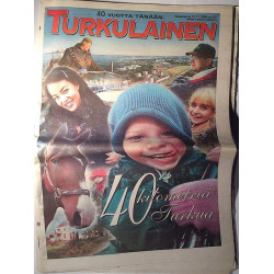 Turkulainen : 40 vuotta tänään - begagnade magazine