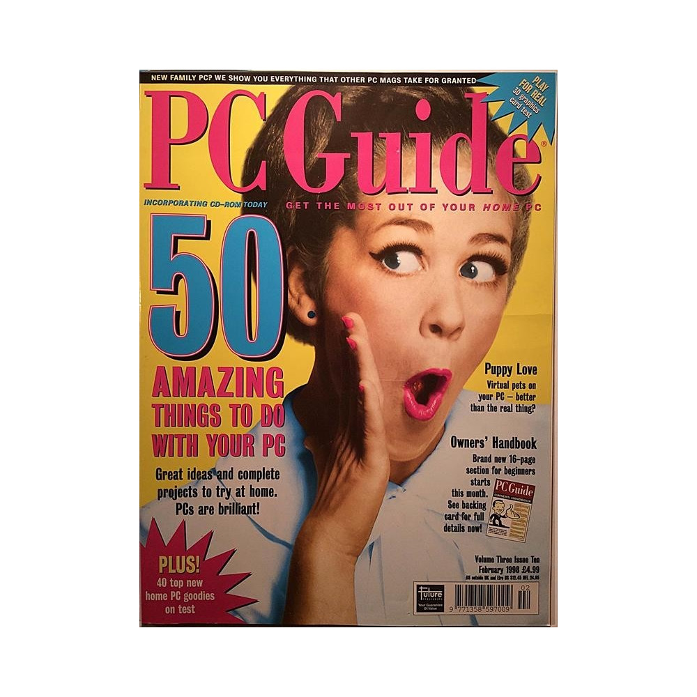 PC Guide lehti + 2 CD-ROM discs : 50 amazing things to do with your PC - used magazine