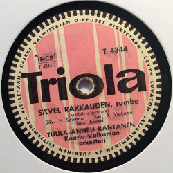 Rantanen Tuula-Anneli 1957 T 4344 Minka / Sävel rakkauden stenkaka 78-varvare