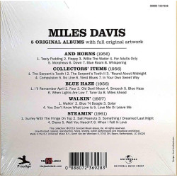Davis Miles 1956-1961 08880 7236928 5 Original Albums 5CD CD