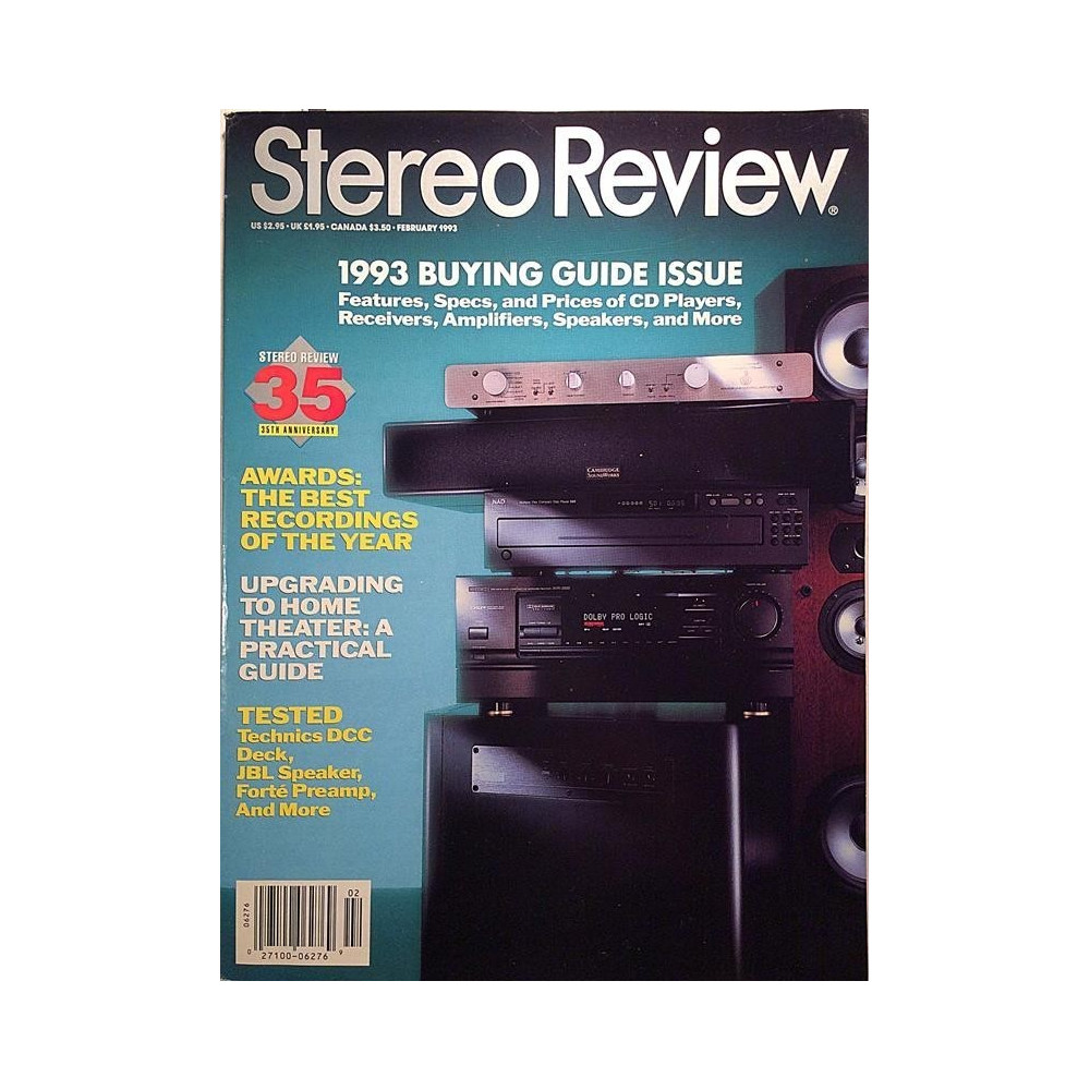 Stereo Review : 1993 Buying Guide Issue - used magazine audio hi-fi