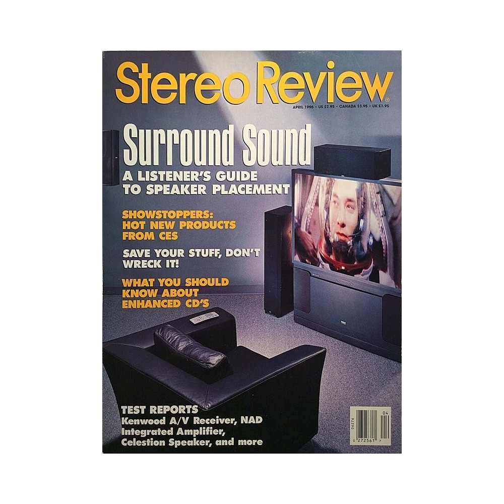 Stereo Review : Surround Sound, New Products from CES - used magazine audio hi-fi