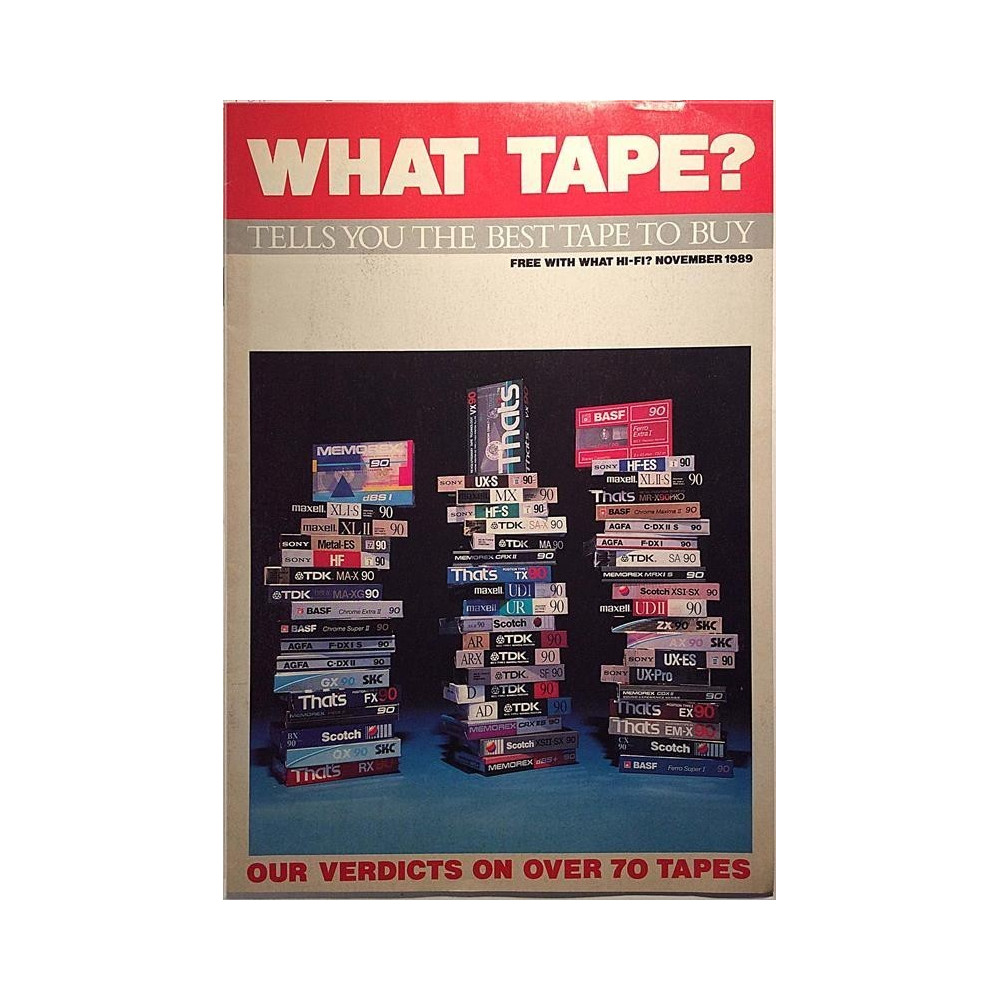 What HI-FI? 1989 November Our Verdicts on over 70 Tapes aikakauslehti audio