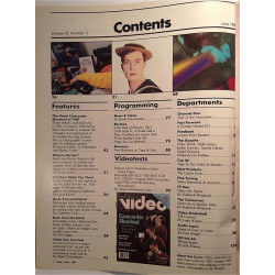 Video magazine of home video 1987 June Camcorder Shootout aikakauslehti video