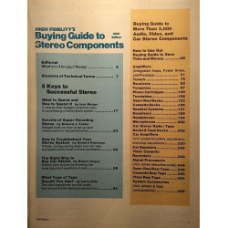 High Fidelity`s 1980 Edition : Buing Guide to Stereo Components - begagnade magazine audio