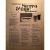 Consumer Guide stereo quarterly 1976 Winter Stereo & Tape equipment, Exclusive! aikakauslehti audio