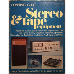 Consumer Guide stereo quarterly 1977 Summer Stereo & Tape equipment, Unbiased Audio aikakauslehti audio