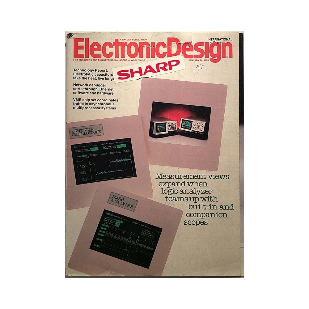 Electronic Design International : Measurement views expand when logic analyzer - used magazine electronic