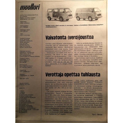 Moottori : Saab 99 käytettynä, autolla ulkomaille - used magazine car