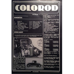 Colorod : Hot Rod Show, T-birds, 50-talare - used magazine car