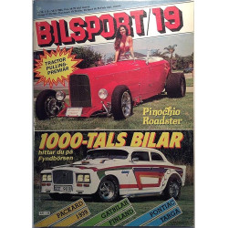 Bilsport : Pinochio Roadster, Tractor Pulling - begagnade magazine bil