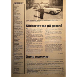 Bilsport : Pinochio Roadster, Tractor Pulling - begagnade magazine bil