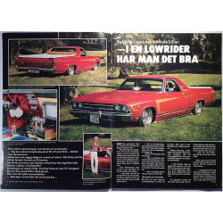 Bilsport : El Camino Lowrider, Mercedes 300 SEL 6,3 - begagnade magazine bil