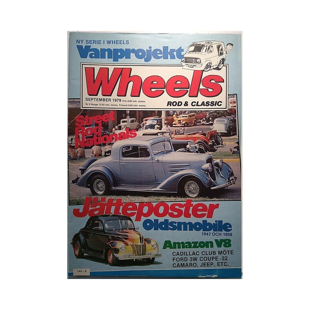 Wheels rod & classic : Street Rod Nationals + Jätteposter - begagnade magazine bil