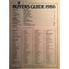 Car and Driver : Buyers Guide 1986 complete guide - begagnade magazine bil