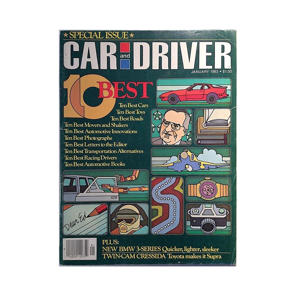 Car and Driver : Special issue 10 best, BMW 3-series - begagnade magazine bil